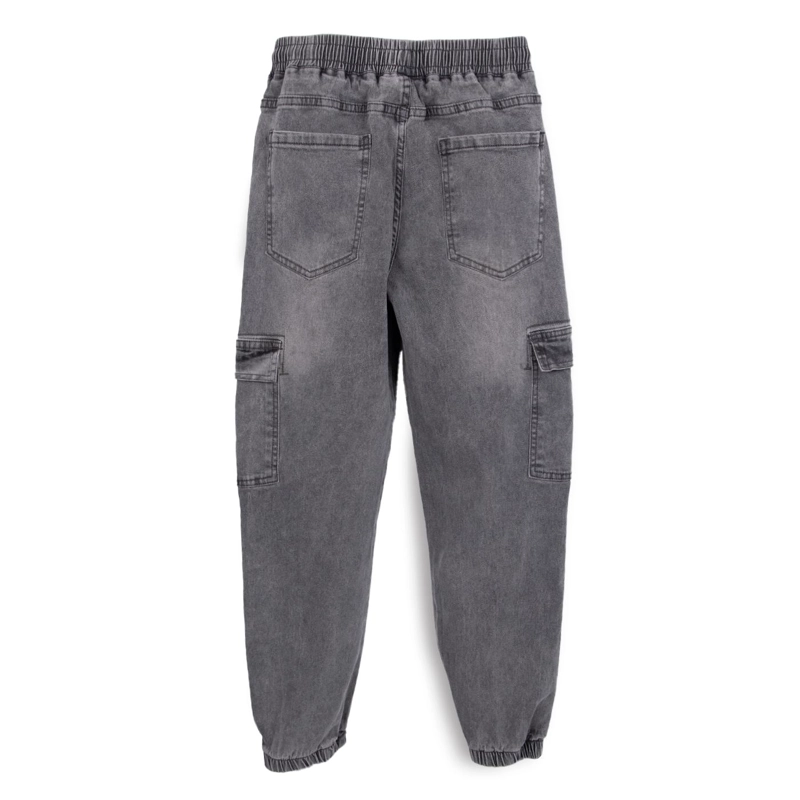 JEANS NIÑO JOGGER CARGO GRIS PILLIN - 2