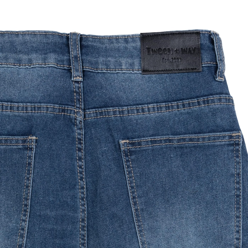 JEANS NIÑO CARGO AZUL PILLIN - 4