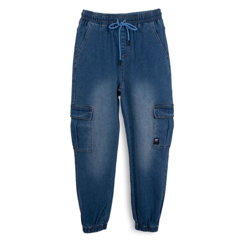 JEANS NIÑO JOGGER CARGO DENIM PILLIN - 1