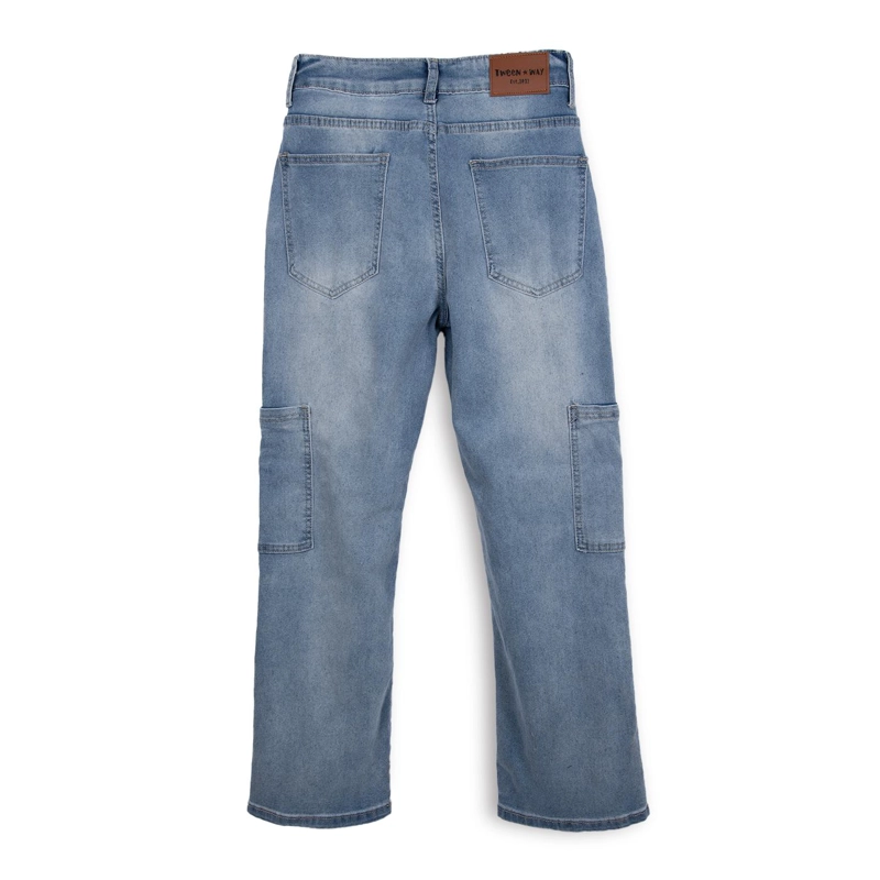 JEANS NIÑO CARGO CELESTE PILLIN - 2