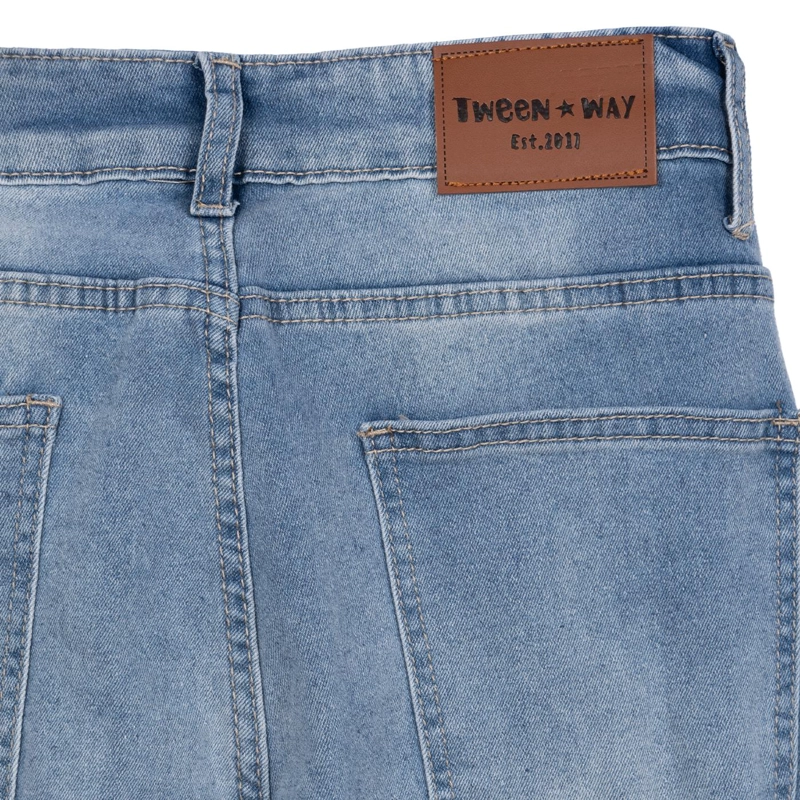 JEANS NIÑO CARGO CELESTE PILLIN - 4