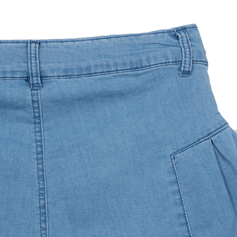 SHORT NIÑA ANCHO TACHAS CELESTE PILLIN - 4
