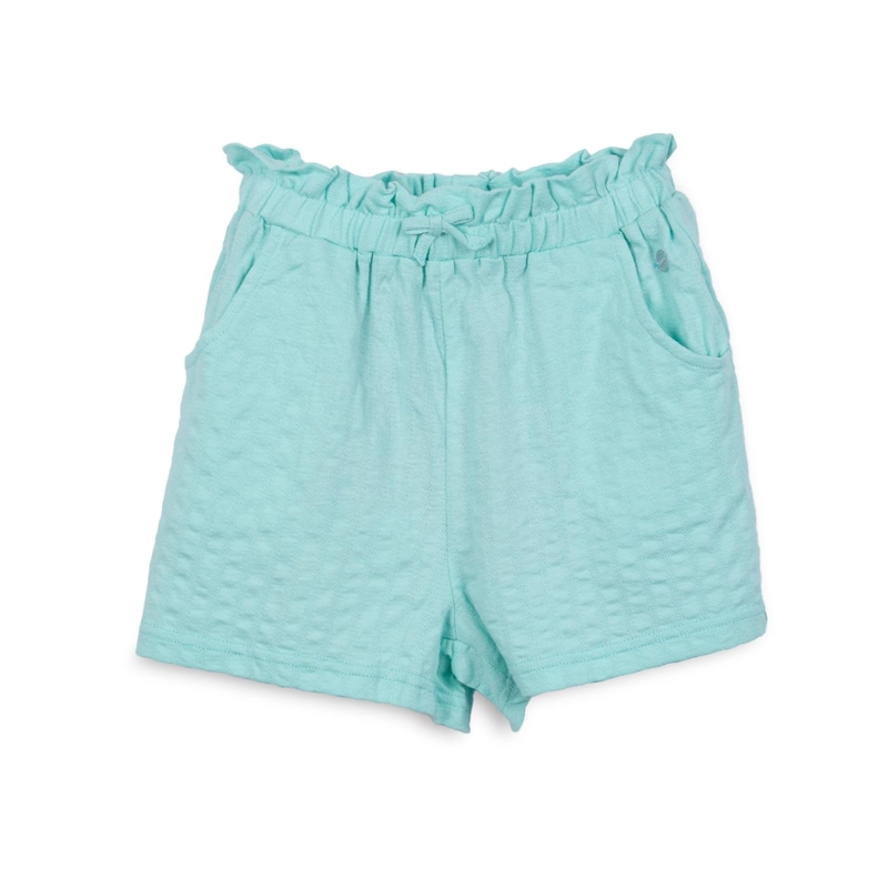 SHORT NIÑA CINTURA ELASTICADA AQUA PILLIN - 1