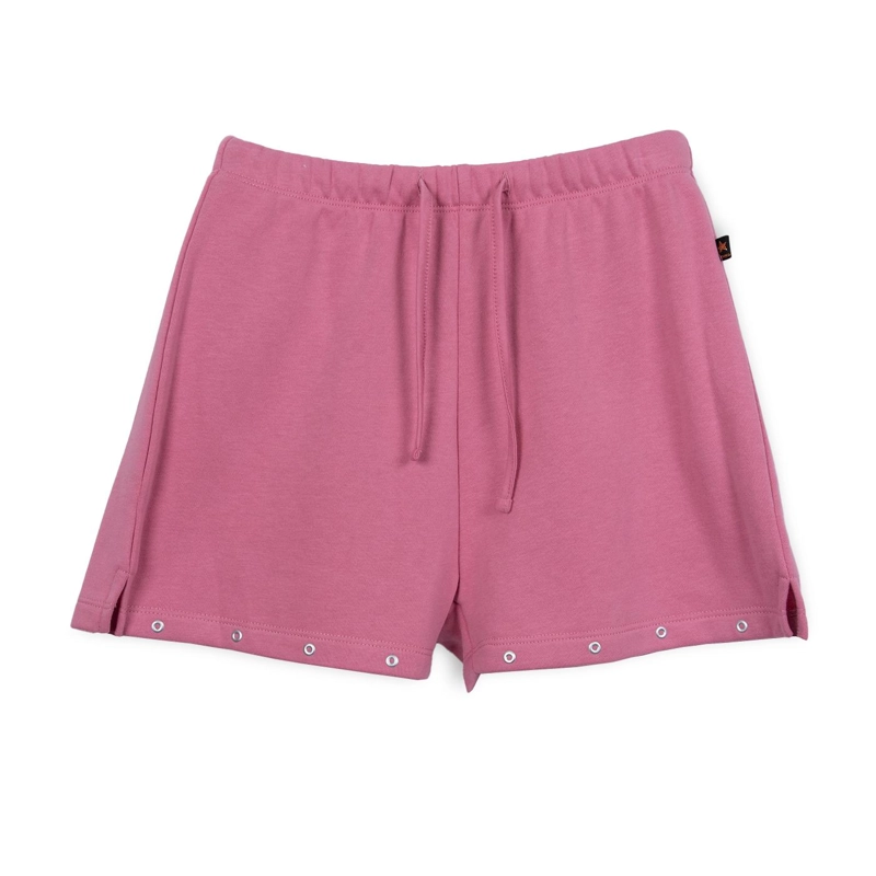 SHORT NIÑA FRANELA CON TACHAS ROSADO OSCURO PILLIN - 1