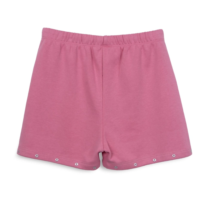 SHORT NIÑA FRANELA CON TACHAS ROSADO OSCURO PILLIN - 2