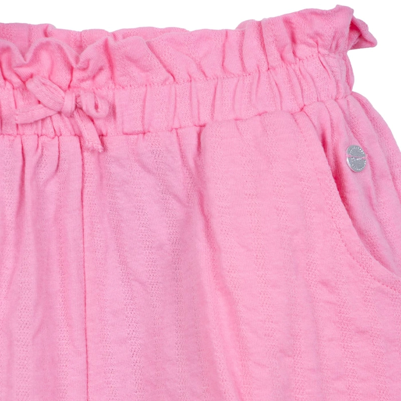 SHORT NIÑA CINTURA ELASTICADA ROSADO PILLIN - 3