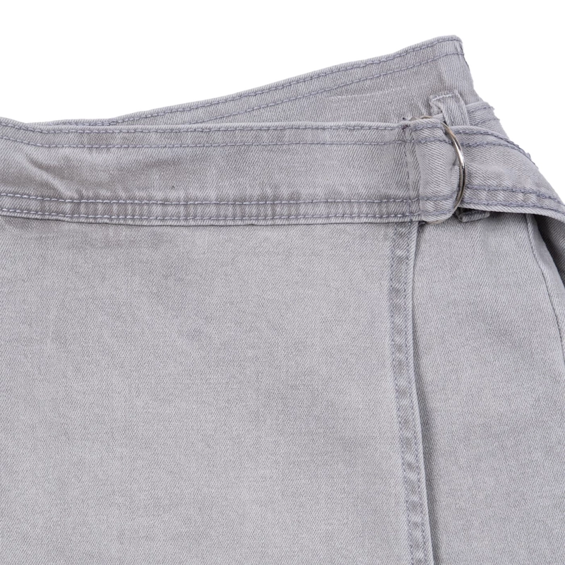 SHORT FALDA NIÑA DENIM GRIS PILLIN - 3