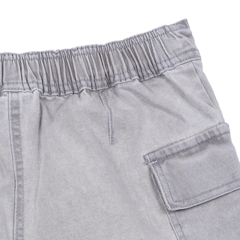 SHORT FALDA NIÑA DENIM GRIS PILLIN - 4