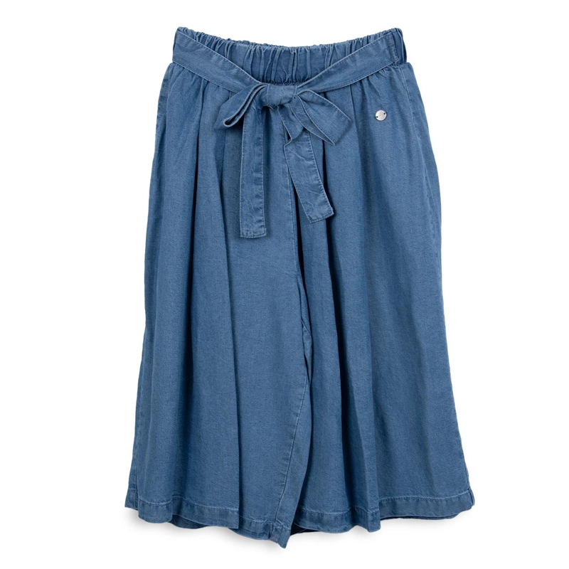 FALDA PANTALON NIÑA AZUL PILLIN - 1