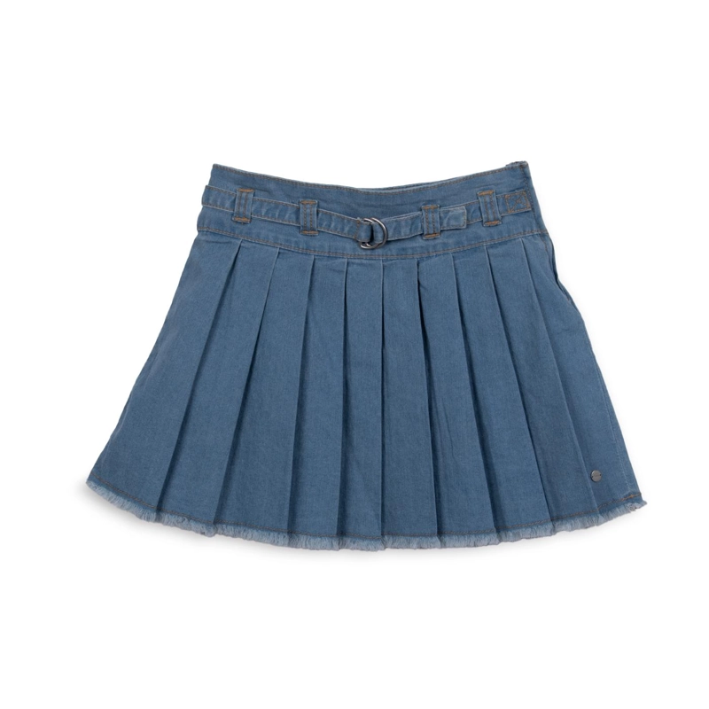 FALDA NIÑA DENIM PILLIN - 1