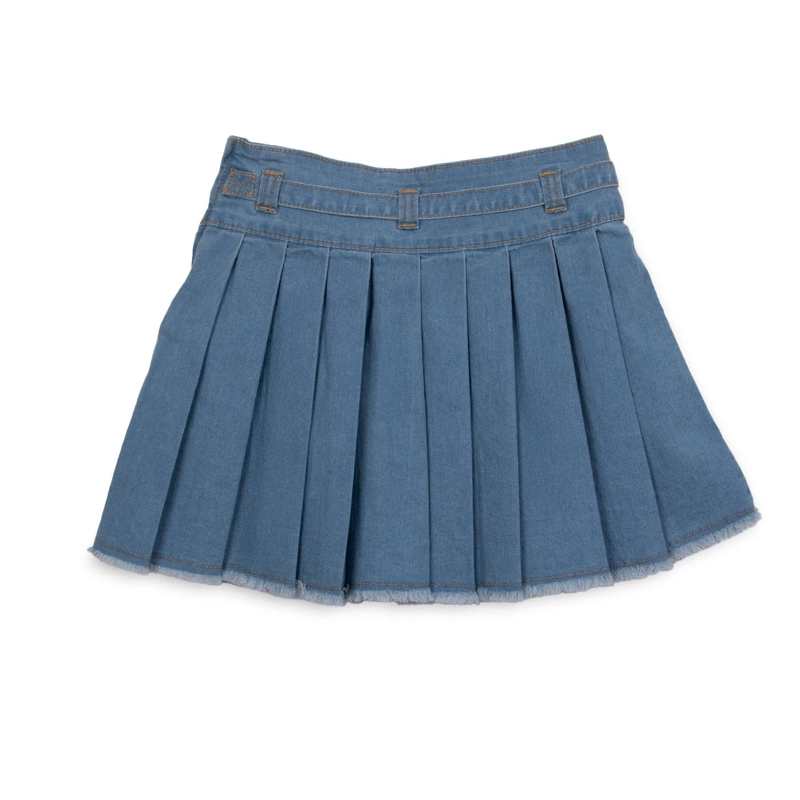 FALDA NIÑA DENIM PILLIN - 2
