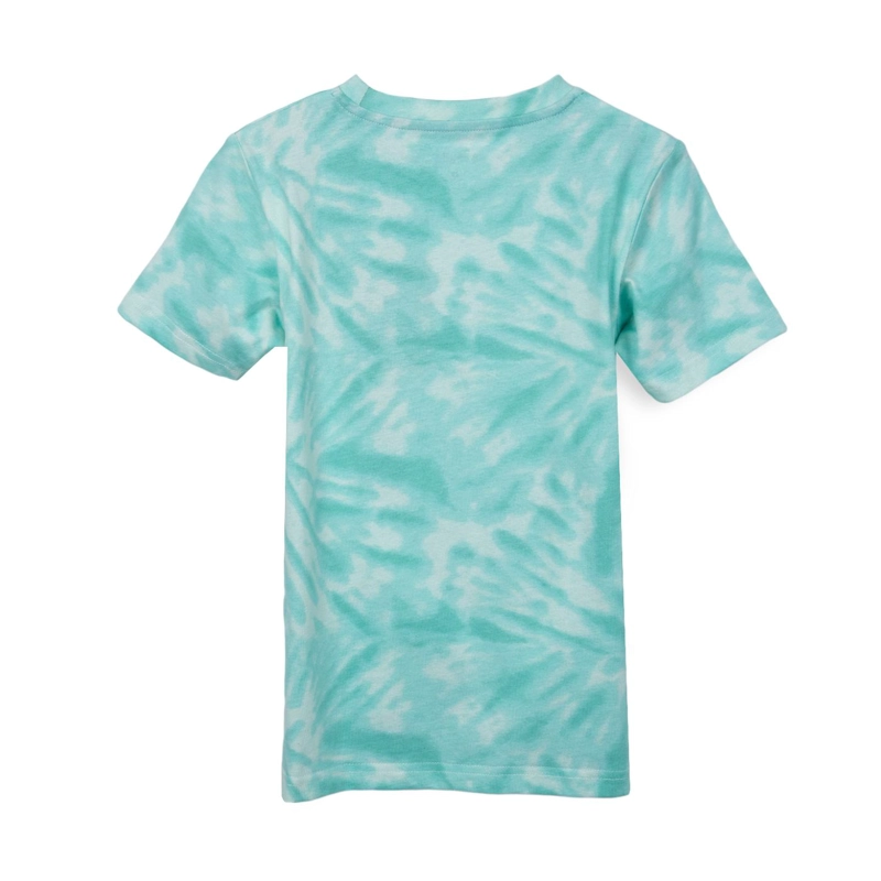 POLERA NIÑO MANGA CORTA ESTAMPADO TIE-DYE VERDE PILLIN - 2