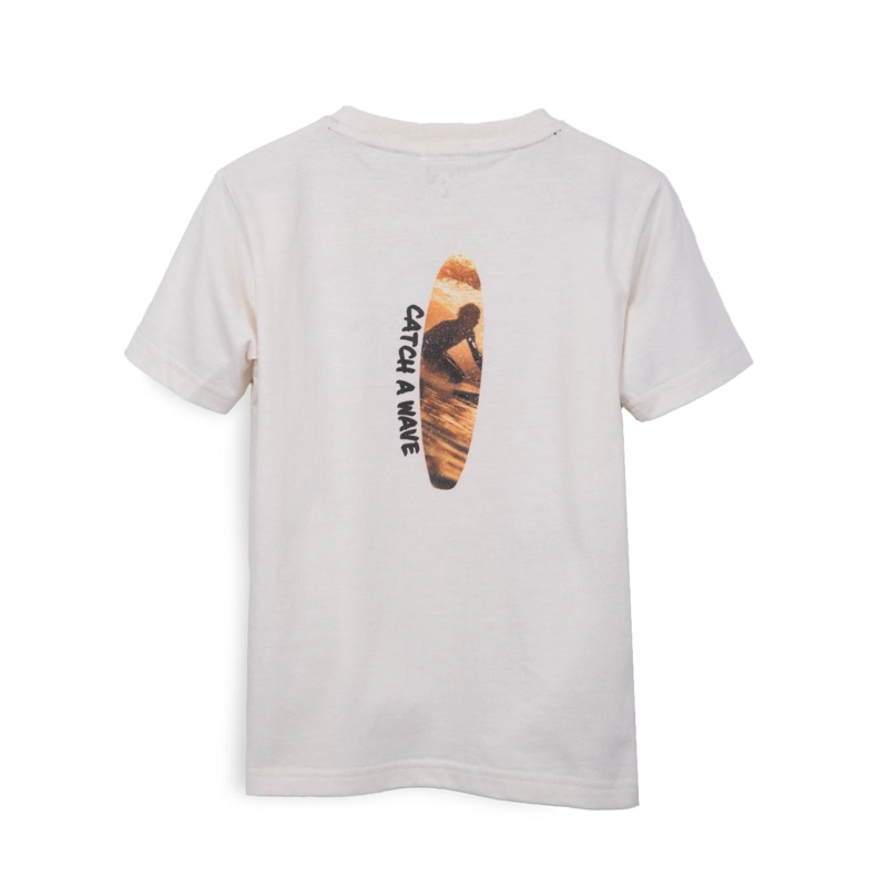 POLERA NIÑO MANGA CORTA ESTAMPADO EN ESPALDA ARENA PILLIN - 2