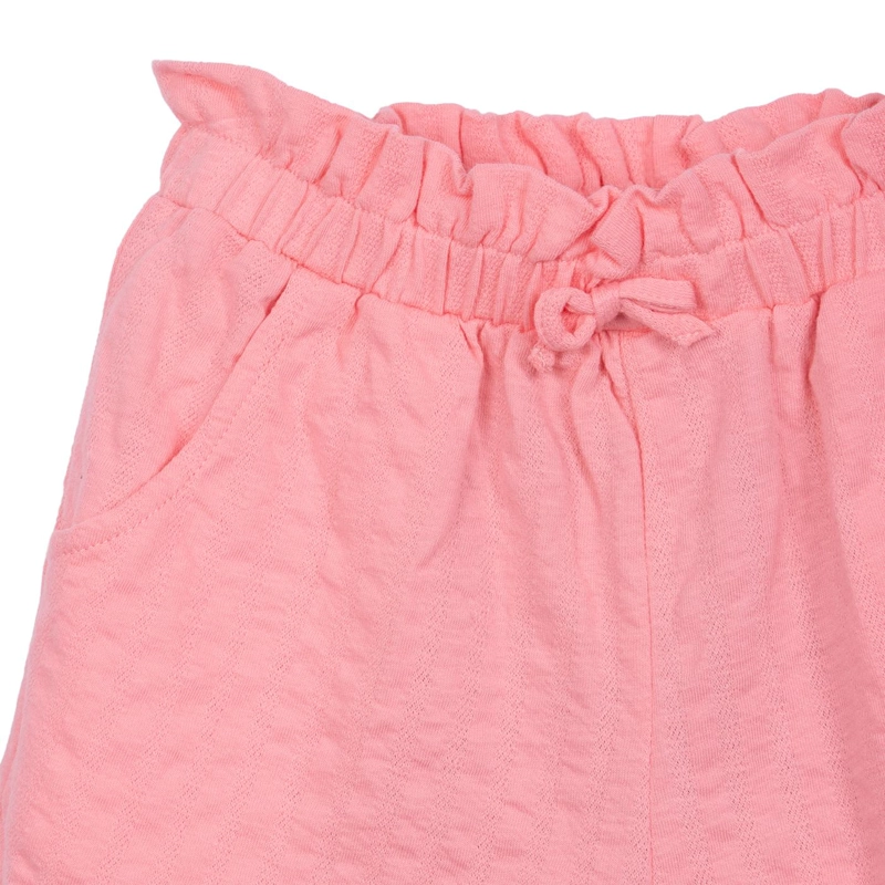 SHORT NIÑA CINTURA ELASTICADA SALMON PILLIN - 3