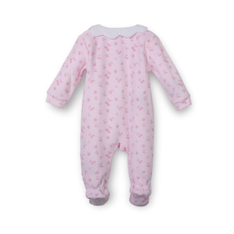 OSITO PLUSH RECIE N NACIDO NIÑA BROCHES DELANTEROS ROSADO PILLIN - 2