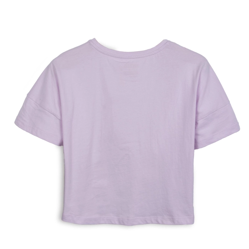 POLERA NIÑA MANGA CORTA OVERSIZE LILA PILLIN - 2