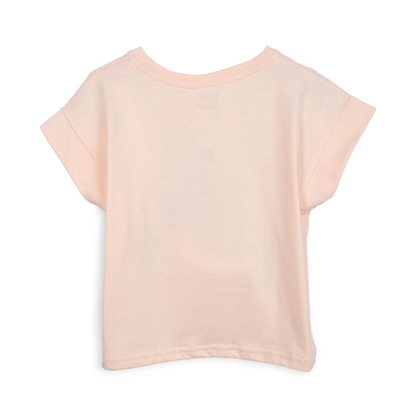 POLERA NIÑA MANGA CORTA ESTAMPADO PLAYERO NARANJO PILLIN - 2