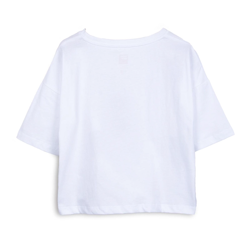 POLERA NIÑA MANGA CORTA ESTAMPADA BLANCO PILLIN - 2