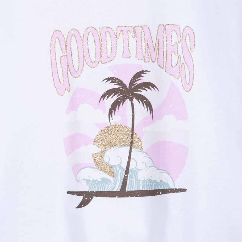 POLERA NIÑA MANGA CORTA ESTAMPADA BLANCO PILLIN - 3