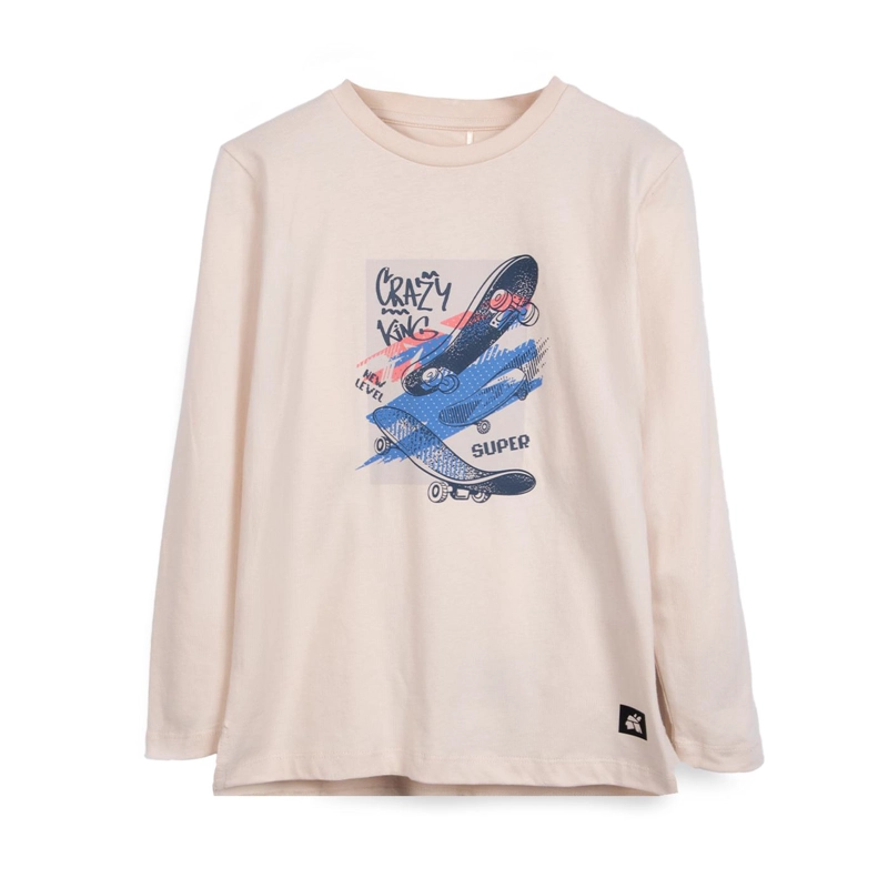 POLERA NIÑO MANGA LARGA ESTAMPADO SKATE ARENA PILLIN - 1