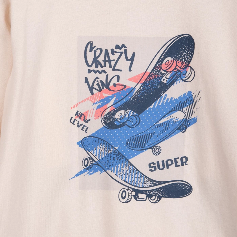 POLERA NIÑO MANGA LARGA ESTAMPADO SKATE ARENA PILLIN - 3