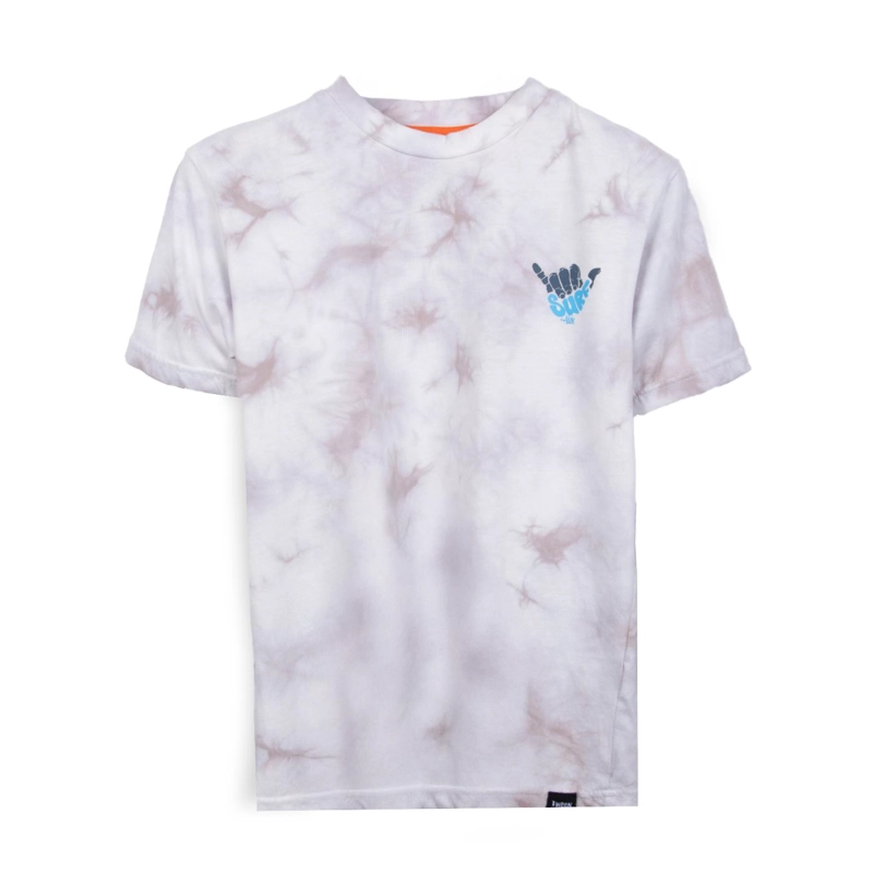 POLERA NIÑO MANGA CORTA ESTAMPADO SURF ESPALDA BLANCO PILLIN - 1