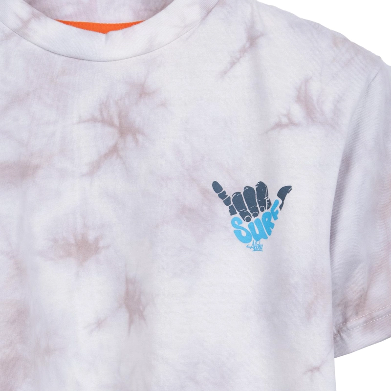 POLERA NIÑO MANGA CORTA ESTAMPADO SURF ESPALDA BLANCO PILLIN - 3