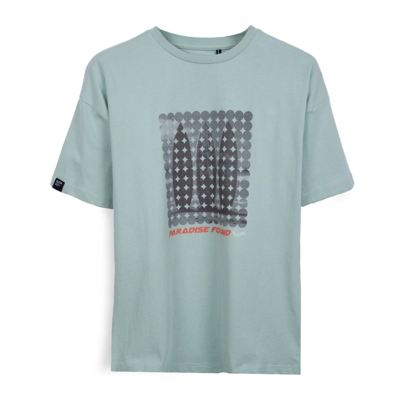 POLERA NIÑO MANGA CORTA PHOTO PRINT VERDE PILLIN - 1