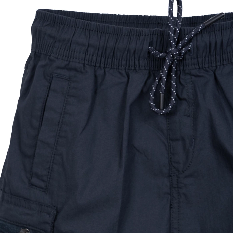 BERMUDA NIÑO CARGO CINTURA AJUSTABLE AZUL PILLIN - 3