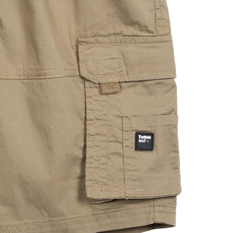 BERMUDA NIÑO CARGO CINTURA AJUSTABLE SAFARI PILLIN - 3