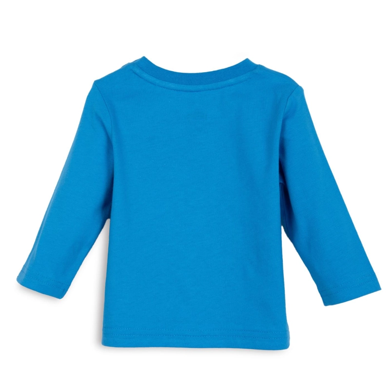 POLERA BEBE  NIÑO MANGA LARGA ESTAMPADO COCODRILO AZULINO PILLIN - 2