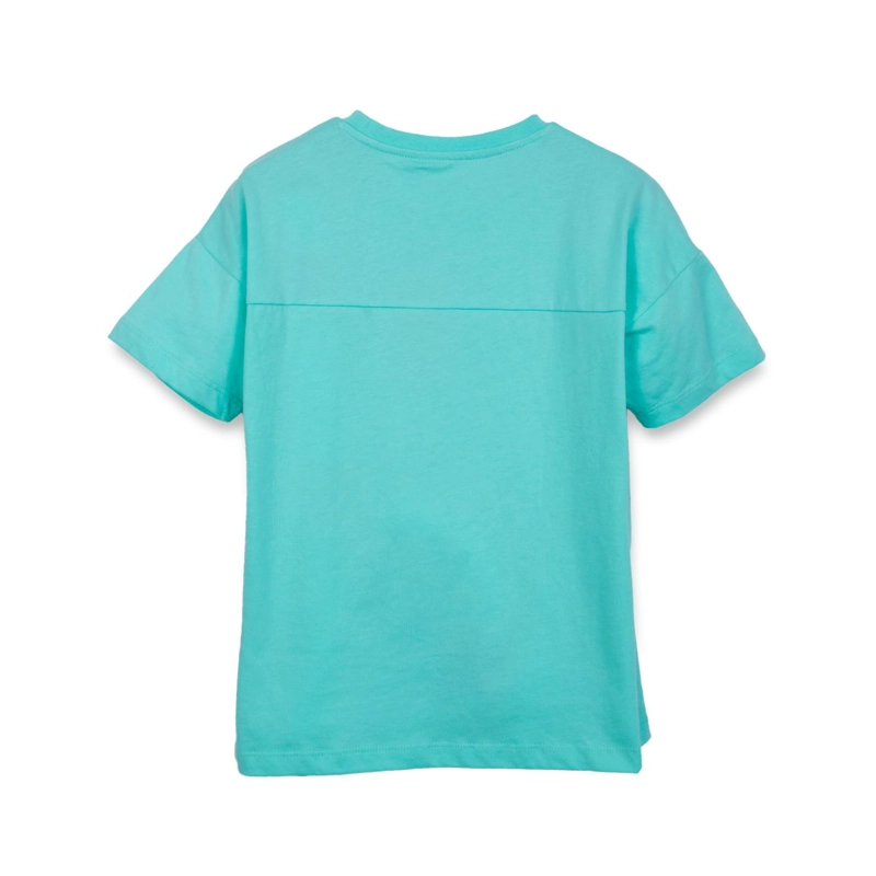 POLERA NIÑO MANGA CORTA BOLSILLO DELANTERO MENTA PILLIN - 2