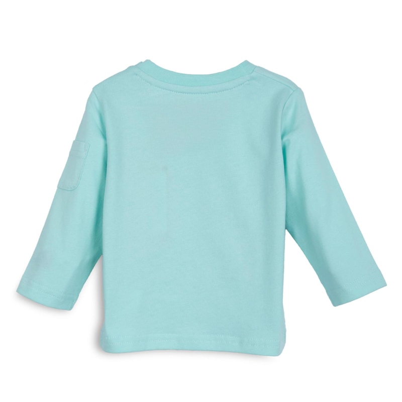 POLERA BEBE  NIÑO MANGA LARGA ESTAMPADO RINOCERONTE MENTA PILLIN - 2