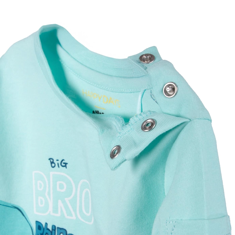 POLERA BEBE  NIÑO MANGA LARGA ESTAMPADO RINOCERONTE MENTA PILLIN - 4