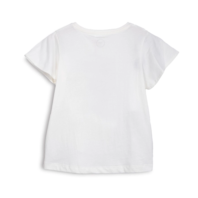 POLERA NIÑA MANGA CORTA LENTEJUELAS CINTA CRUDO PILLIN - 2