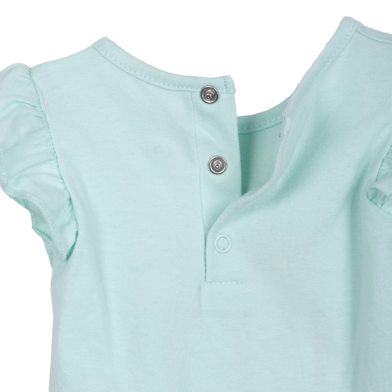 POLERA BEBE  NIÑA MANGA CORTA GATITOS SIRENA MENTA PILLIN - 4