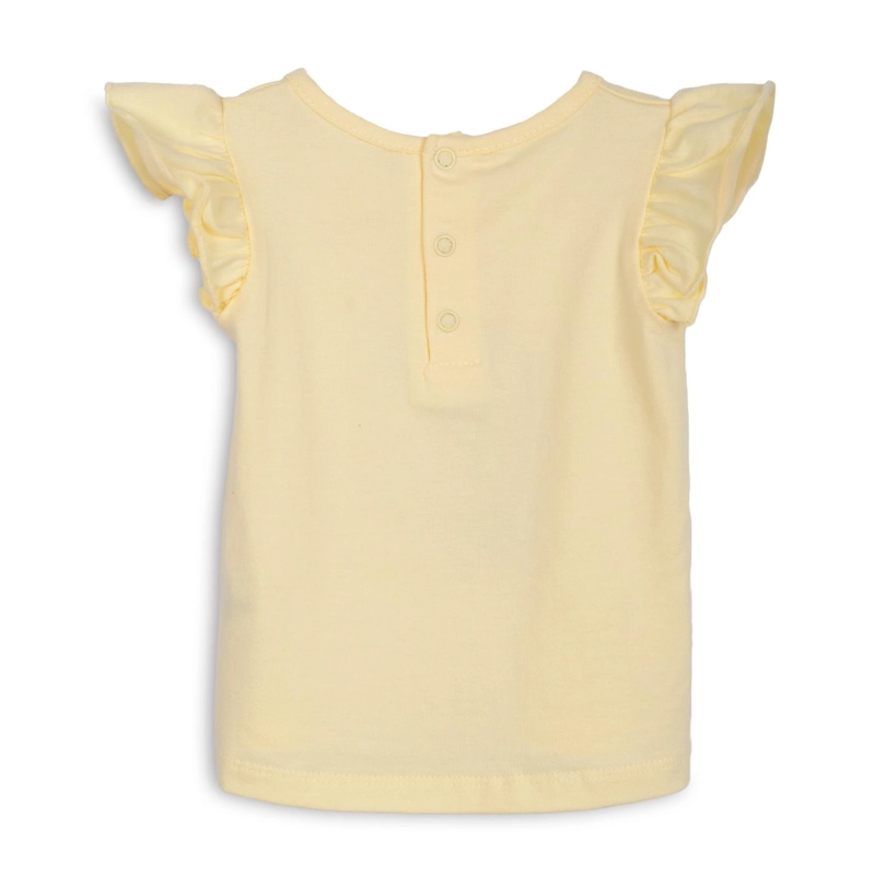 POLERA BEBE  NIÑA MANGA CORTA CEREZAS AMARILLO PILLIN - 2