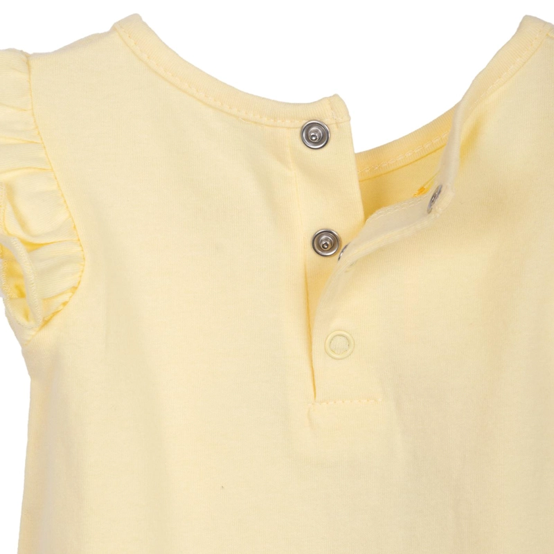 POLERA BEBE  NIÑA MANGA CORTA CEREZAS AMARILLO PILLIN - 4
