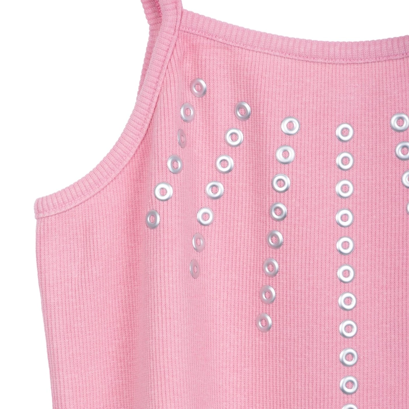 POLERA NIÑA SIN MANGAS ROSADO PILLIN - 3