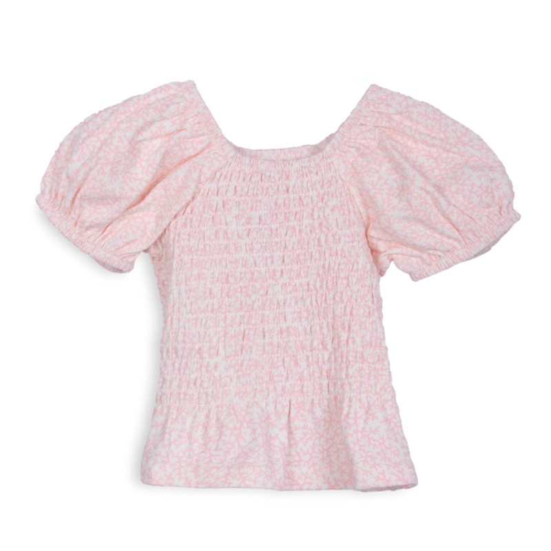 POLERA BEBE  NIÑA MANGA CORTA PANAL ROSADO PILLIN - 2