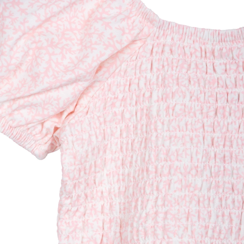 POLERA BEBE  NIÑA MANGA CORTA PANAL ROSADO PILLIN - 3