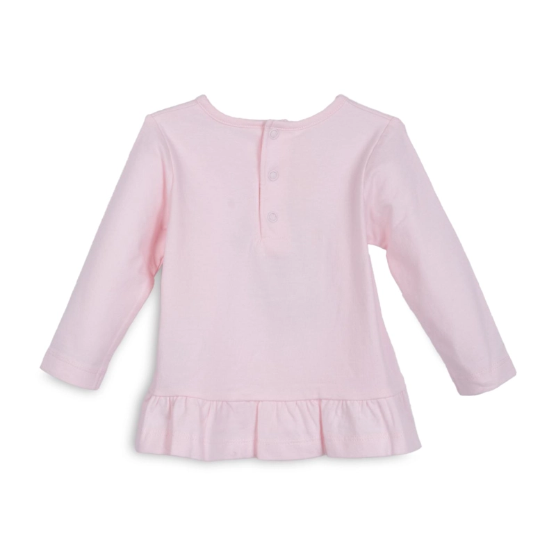 POLERA BEBE  NIÑA MANGA LARGA PERRITO PALO ROSA PILLIN - 2
