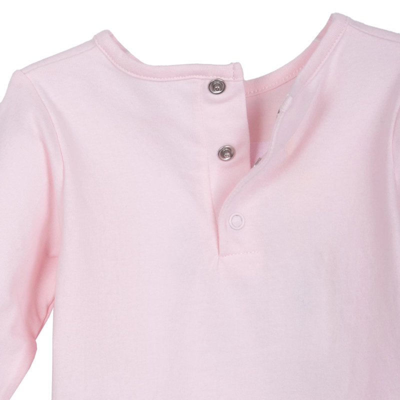 POLERA BEBE  NIÑA MANGA LARGA PERRITO PALO ROSA PILLIN - 4