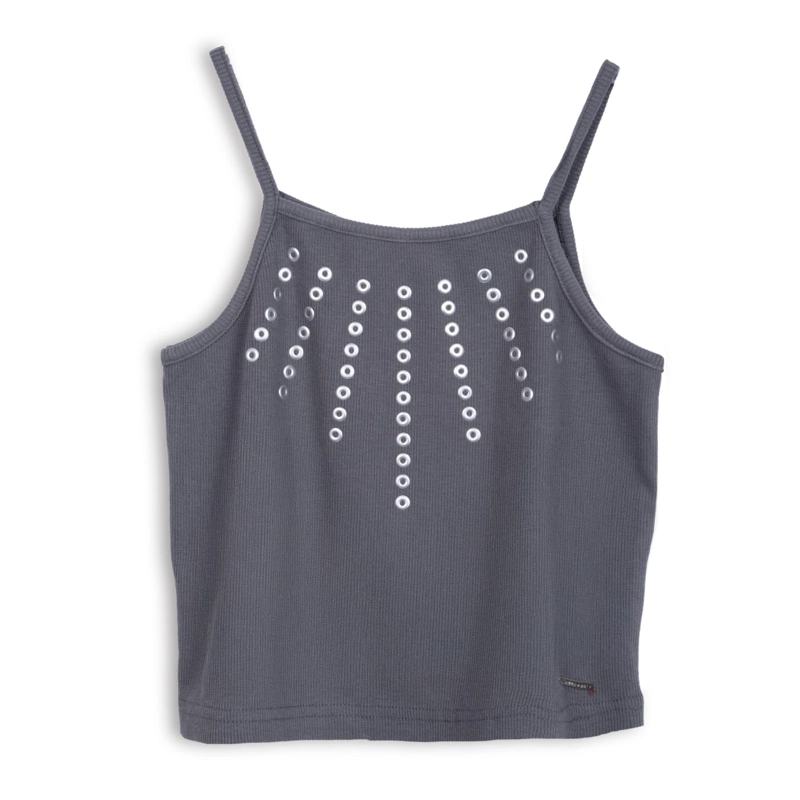 POLERA NIÑA SIN MANGAS TURQUESA PILLIN - 1