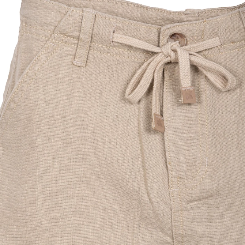 BERMUDA NIÑO LINO BEIGE PILLIN - 3