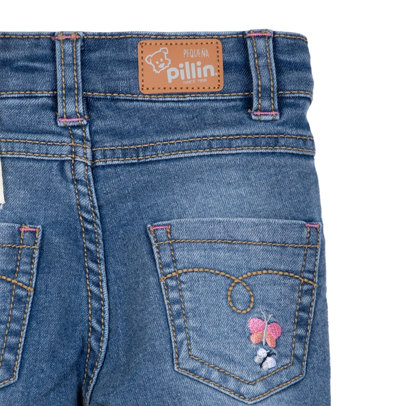 JEANS BEBE  NIÑA FLARE DENIM PILLIN - 4