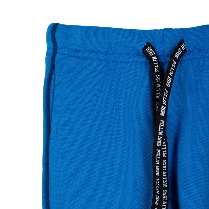 BUZO BEBE  NIÑO CON CIERRE Y CAPUCHA ESTAMPADO SKATER AZULINO PILLIN - 4