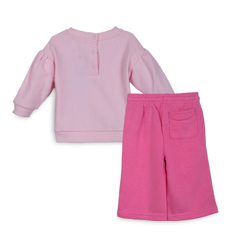BUZO BEBE  NIÑA CUELLO REDONDO DISEÑO CEREZAS ROSADO PILLIN - 2