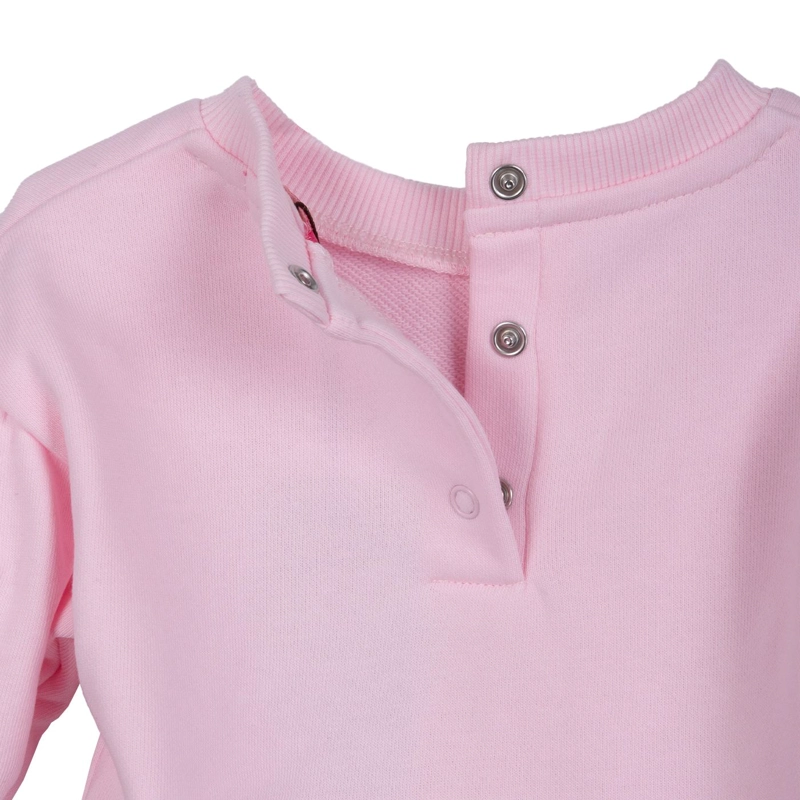 BUZO BEBE  NIÑA CUELLO REDONDO DISEÑO CEREZAS ROSADO PILLIN - 5