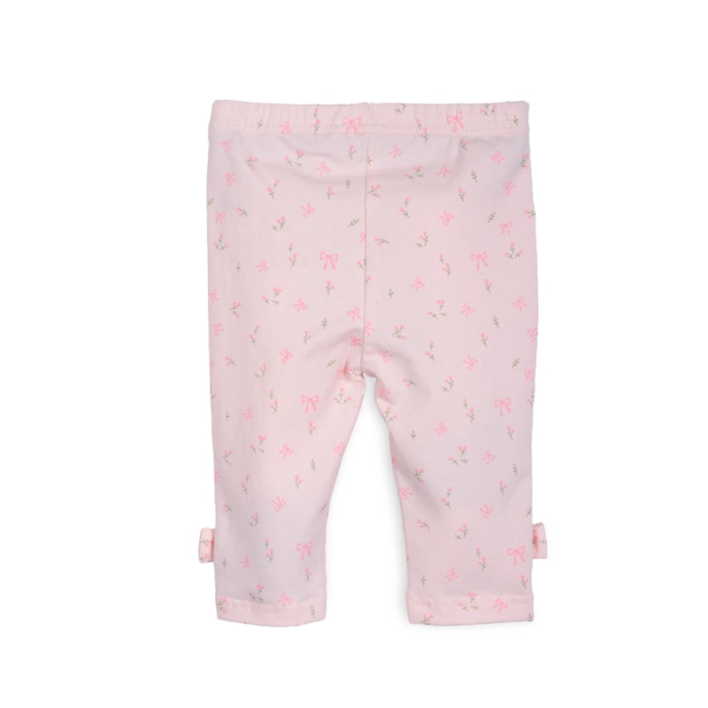 CALZA BEBE  NIÑA ELASTICADO ESTAMPADO FLORAL ROSADO PILLIN - 2